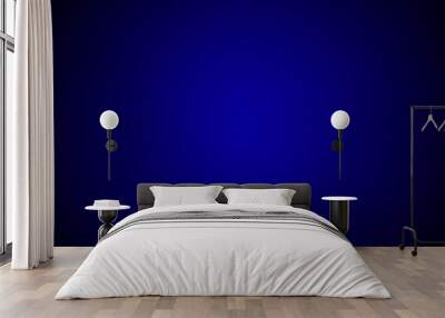 Blue gradient abstract studio background Wall mural