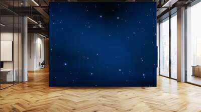 Concept of web banner. Magic color galaxy. Horizontal space background with realistic nebula, stardust and shining stars. Infinite universe and starry night sky. Wall mural