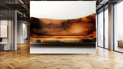 A beautifully crafted wooden bowl with a natural finish, ideal for serving or decorative purposes. Wall mural