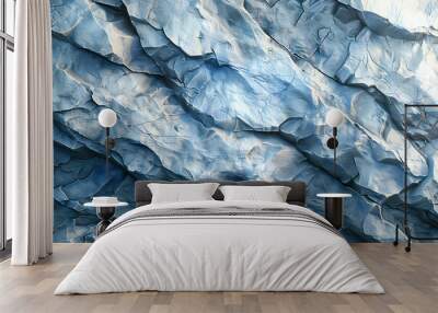 Blue Stone Texture Background Wall mural