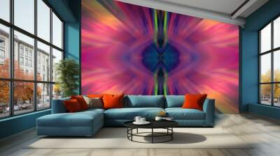  the biased light effect of the abstraction radiates out 117. Wall mural