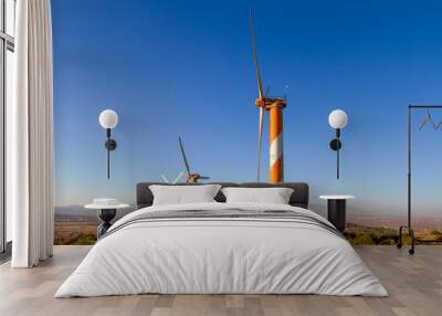 wind turbine in the field Wall mural