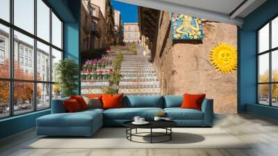 Caltagirone staircase Wall mural