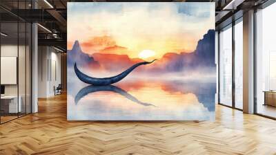 Shofar Desert Sound Judaism Religion Spiritual Symbol Wall mural