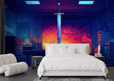 Sword of Damocles Modern Metaphor Greek Mythology Religion Spiritual Symbol Wall mural