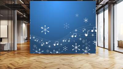 Christmas concert background Wall mural