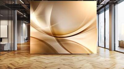 Amazing Gold Abstract Design Wall mural