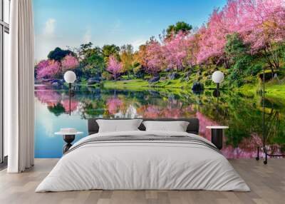 spring in the park Wall mural