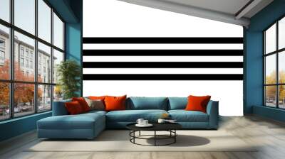 Horizontal line road vector Wall mural