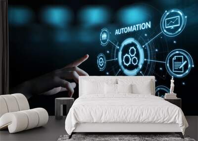 Automation Software Technology Process System Business concept Wall mural