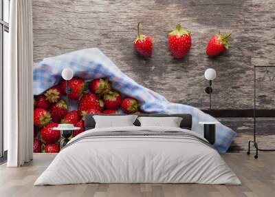 Strawberries Wall mural