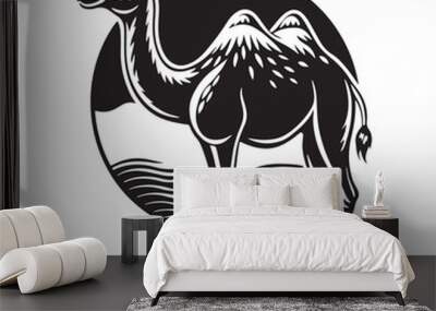  Vector Camels Silhouette Art for Digital Projects. Wall mural