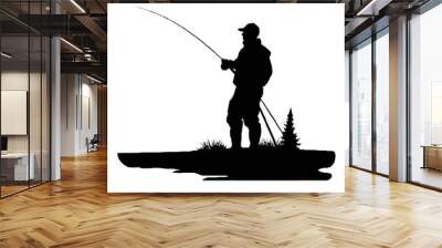 a Fisherman Wall mural