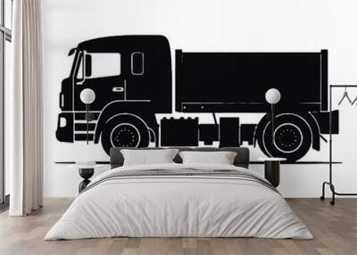 truck logo Wall mural