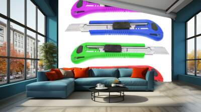 Retractable Blade Knives Wall mural