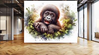 Gorilla Wall mural