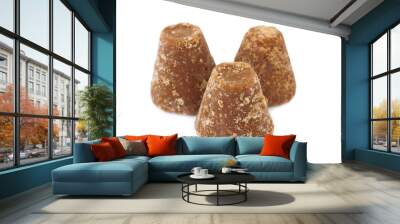 Brown sugar isolated, Piloncillo mexican Wall mural