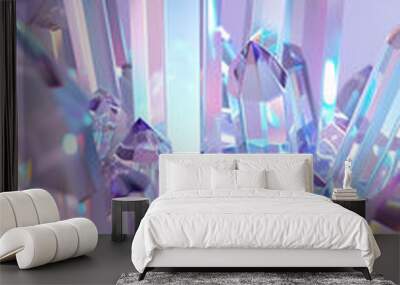 Crystal clear crystal Wall mural