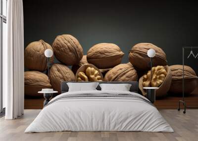 Walnut harvest Wall mural