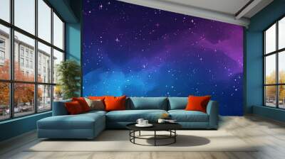 deep space illustration, Generative AI  Wall mural