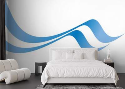 Abstract Argentinean ribbon vector Wall mural