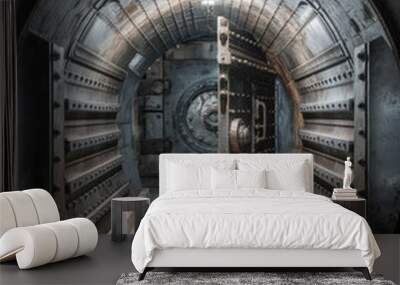 An Underground High Security Vault Wall mural