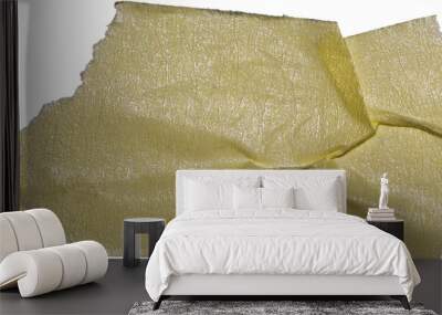 beige teared paper sticker or called strip with ripped edges Wall mural