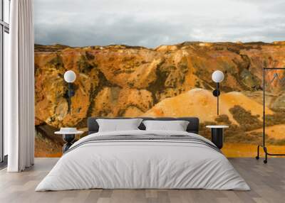 Copper mine at Parys Mountain Wall mural