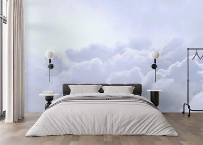 dreamy cloudy heavenly backgrounds sky and clouds Wall mural