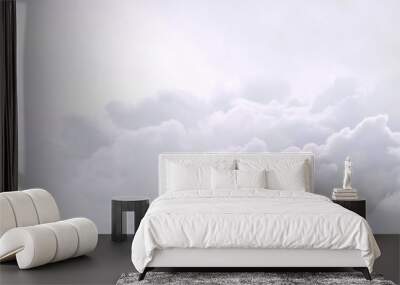 fluffy sky cloudy atmosphere abstract   Wall mural