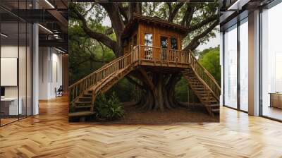 treehouse Wall mural