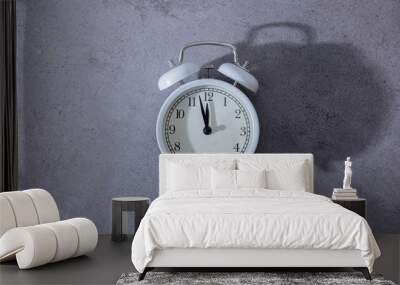 Retro alarm clock on sharpen background Wall mural