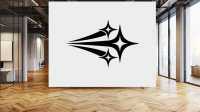 Shooting Stars Vector Illustration Design Wall mural