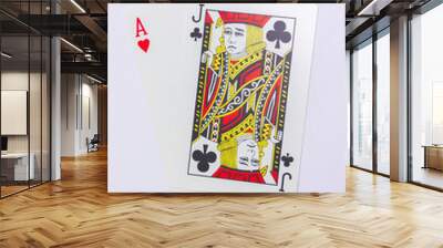 Blackjack Wall mural