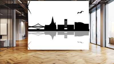 Skyline Wilhelmshaven Cityscape Wall mural