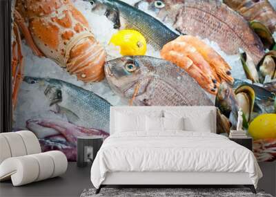 Fresh seafood Wall mural