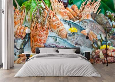 Fresh seafood Wall mural