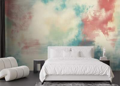 Soft pastel abstract background with subtle texture, ideal for creative projects, modern design, and elegant visuals. Wall mural