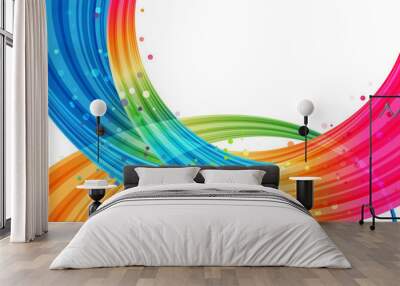 Abstract multicolored background Wall mural