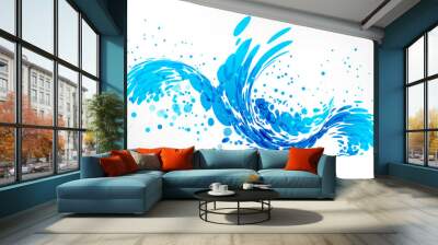 Splash water Wall mural