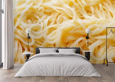 Macro Photography of Noodle Texture Wall mural