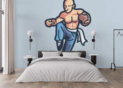 Kung Fu Boy I  Wall mural