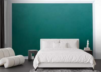 blank chalkboard with chalk Wall mural