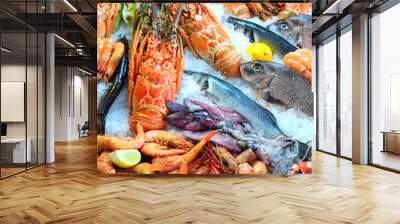 Fresh seafood Wall mural