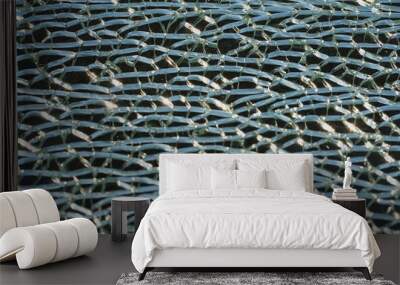 background, cracked glass, sun light, effect. Wall mural