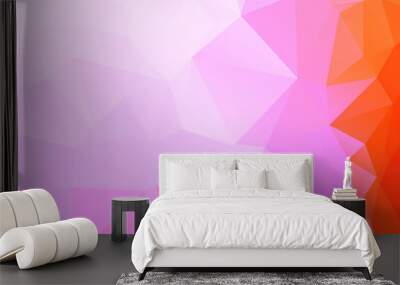 Abstract Color Polygon Background Design, Abstract Geometric Origami Style With Gradient. Presentation, Website, Backdrop, Cover, Banner, Pattern Template Wall mural