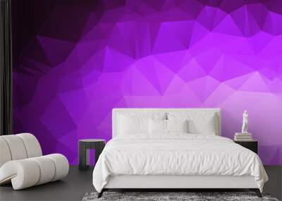 Abstract Color Polygon Background Design, Abstract Geometric Origami Style With Gradient Wall mural