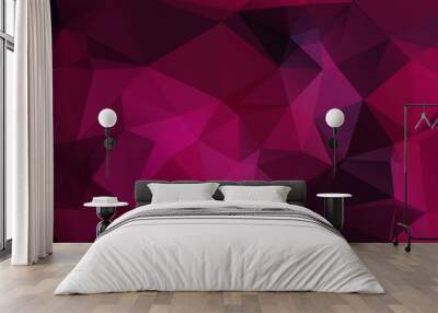 Abstract Color Polygon Background Design, Abstract Geometric Origami Style With Gradient Wall mural