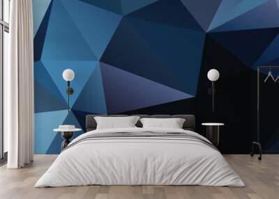 Abstract Color Polygon Background Design, Abstract Geometric Origami Style With Gradient Wall mural