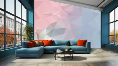 Abstract Color Polygon Background Design, Abstract Geometric Origami Style With Gradient Wall mural